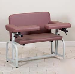 Clinton 6000X-f extra wide blood drawing chair 