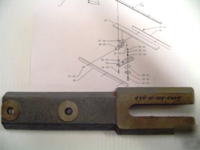 Rockwell delta bracket - wood turning duplicator lathe