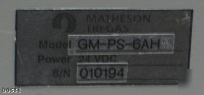 Matheson tri gas detector head - model gm-ps-6AH