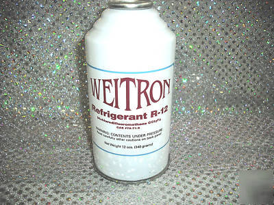 R12, r-12, refrigerant 12 *weitron 12OZ. can