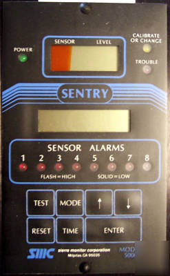 Smc 5000 gas detection system 8 channel nema 4X encl.