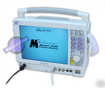 Invivo M12 3550A anesthesia monitor- free ship in usa 