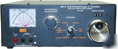 Mfj-986 antenna tuner, 3 kw, 1.8-30 mhz, roller, meter