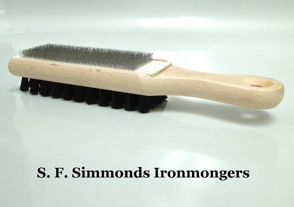New simmonds- woodworkers file steel card & brush, 