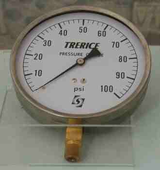 New trerice 620B D62513 stainless steel pressure gauge 