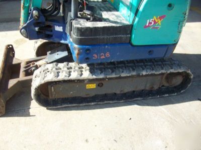 Ihi mini track excavator 15NX. 