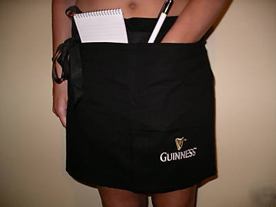 New guinness apron. . waiter waitress uniform.hooters.bar