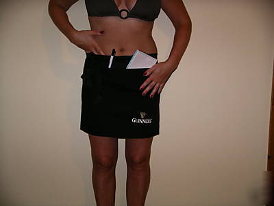 New guinness apron. . waiter waitress uniform.hooters.bar