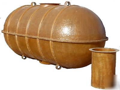 Water storage tank - underground, fiberglass, 3,000 g