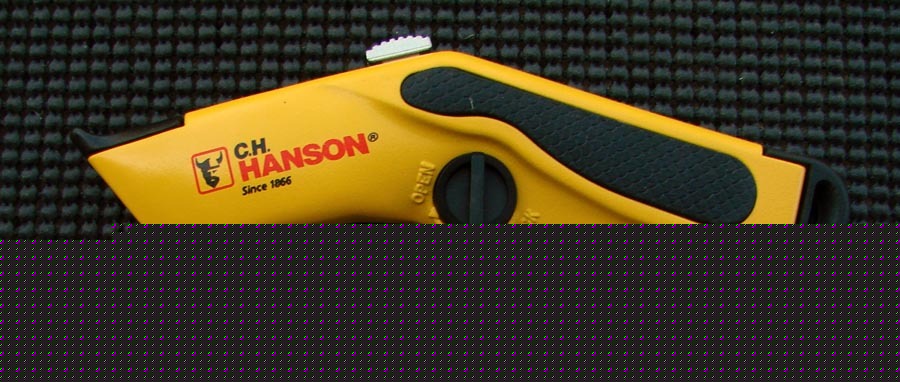 Ch hanson fixed blade utility knife fast load #03030