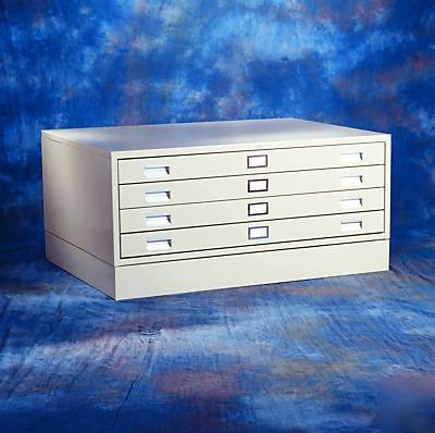 Hobart 4 drawer blueprint flat file architect cabinet