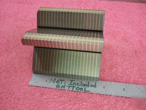 Magnetic v-block laminated 45 degree 30 degree usa made