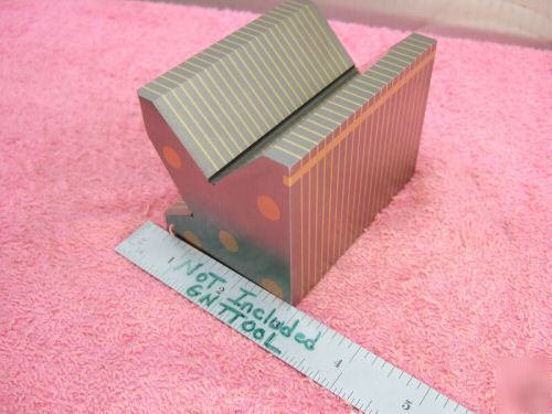 Magnetic v-block laminated 45 degree 30 degree usa made