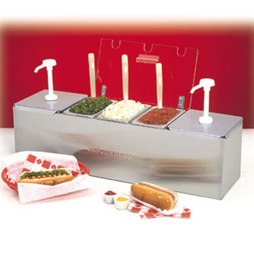 Nemco 88100-cb-2 condiment dispenser, countertop, doubl