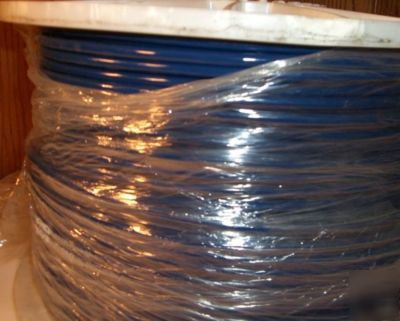 New spool 1000' 9C complex aluminum shield cable blue