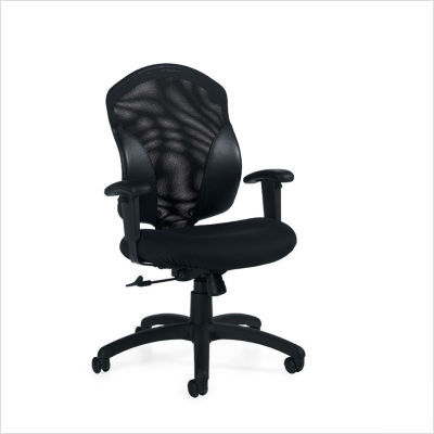 Office tye medium back pneumatic tilter chair