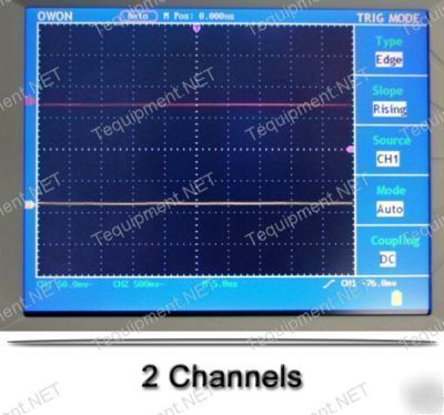 Owon EDU5022W/bat digital 25 mhz storage oscilloscope