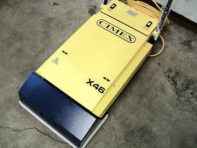 Cimex X46 escalator cleaner vacume scrubber truvox int.