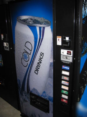 Dixie soda machine 368 e can vending beverage vendor