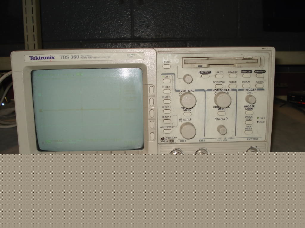 Tektronix TDS360 two channel digital real-time oscillos