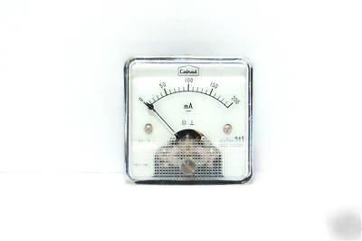 Calrad 0-200 d.c. milliamperes meter ma dc nos works