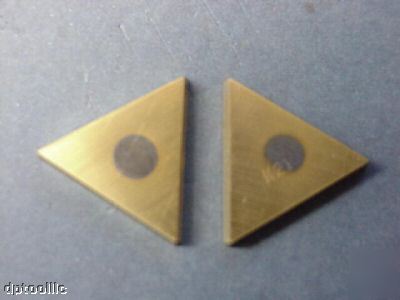 New 10PC tpg-422 grade N25 carbide tin ctd inserts comer