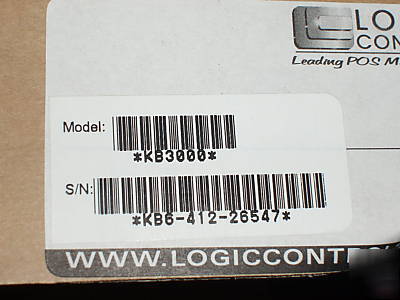 New in box pos logic controls KB3000