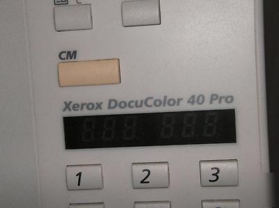 Used xerox docucolor pro 40 color copiers machine
