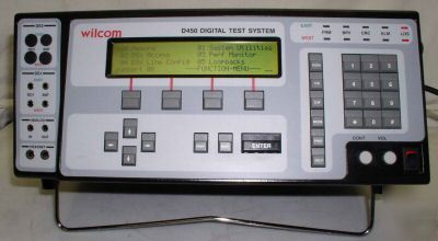 Wilcom D450 digital test system w/ options installed ++