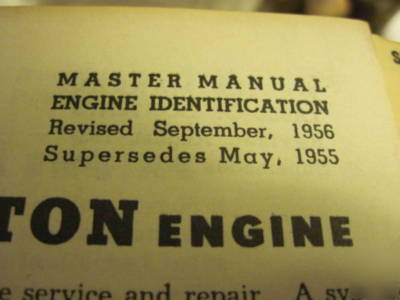 Clinton gas engine motor dealer parts book manual