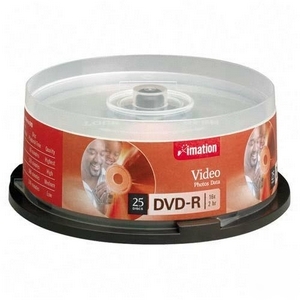 Imation 17340 -25PK 16X dvd-r 4.7GB spind