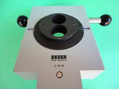 Zeiss microscope stereo photo port attachment stemi SV8