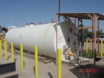 2006 tyco 10,000 gal portable diesel fuel storage tank