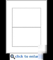 Blank 4 x 6 post cards, white (500 cards)