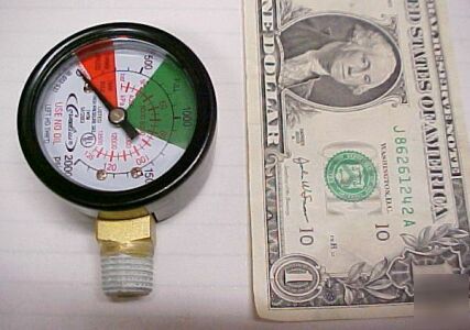 New cornelius 2000 psi pressure gauge CO2 gas regulator 