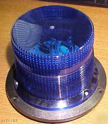 New wheelock dc-maxs-b industrial strobe blue 10-30 vdc