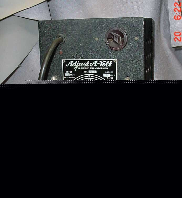 Adjust-a-volt variac transformer 0-140V plug & play 5A