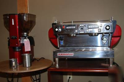 La marzocco fb/70 2AV espresso machine w/ grinder