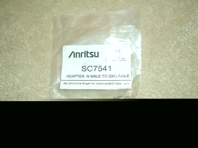 New anritsu part SC7541 adapter n male to qma male 