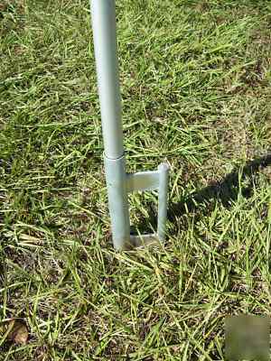 Income tax swooper flag, pole, base 15FT 