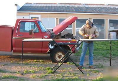 New power bench complete portable miter saw stand 