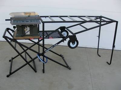 New power bench complete portable miter saw stand 