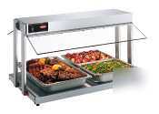 Glo-rayÂ® 3 pan buffet warmer - 42''