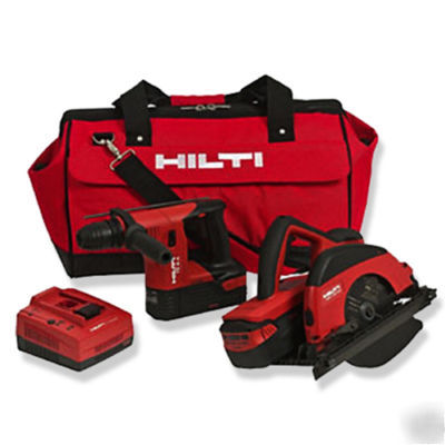 Hilti cordless combo - te 6A rotary hammer drill & wsc 