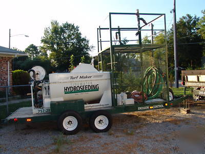 Turf maker, hydro-seeder