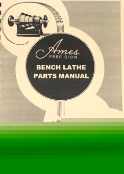 Ames a-200 a-1700 a-2300 bench lathe parts manual