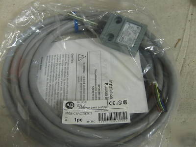 New 802B-CSACXSXC3 allen bradley compact limit switch 
