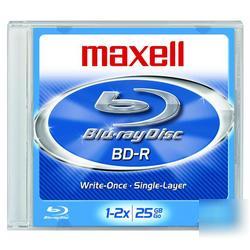 New maxell bd-r sl 25GB 1-4X recordable blu-ray disc