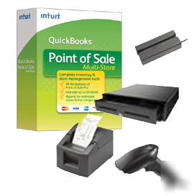 Quickbooks point of sale pos 9.0 multi-store + hardware