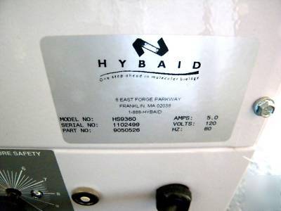 Thermo / hybaid HS9360 hybridization oven, rotisserie